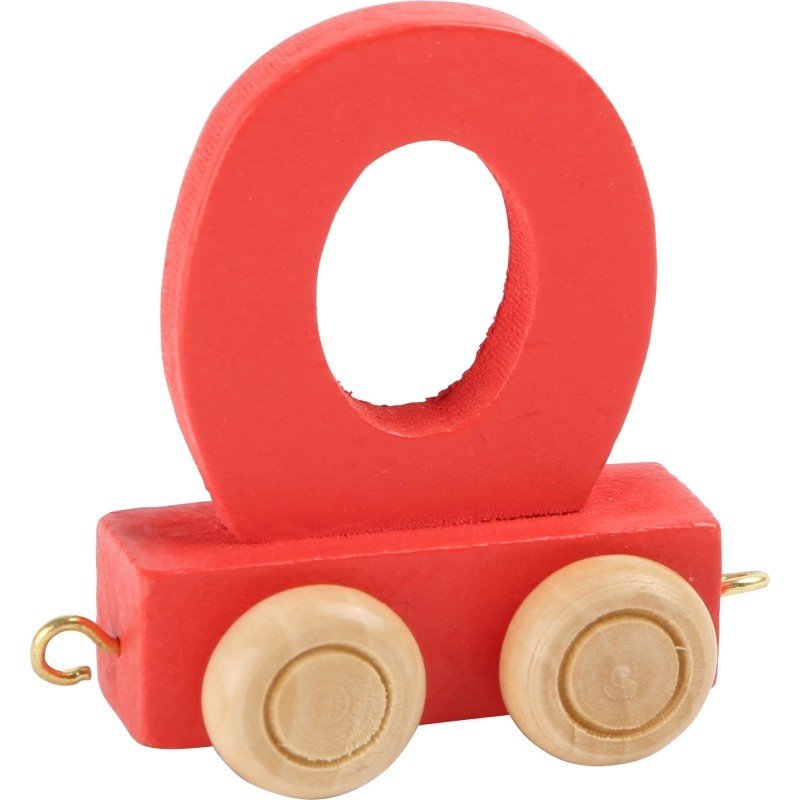 Coloured Train Letters - O