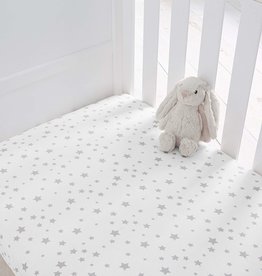 Baby Elegance Baby Elegance 2 Pack CotBed Sheets - Grey Star