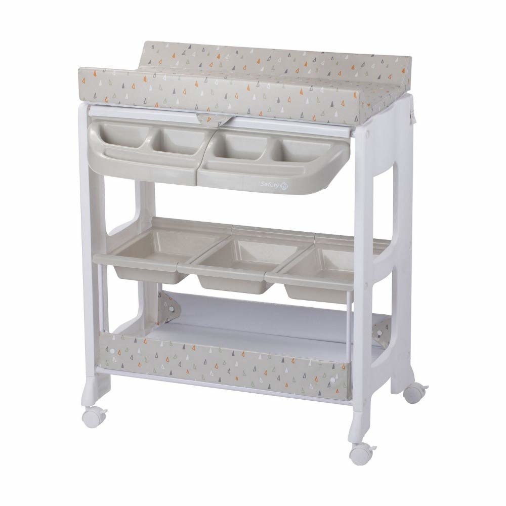 grey changing table