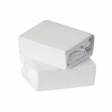 Baby Elegance Baby Elegance 2 Pack Cot fitted Sheets - White