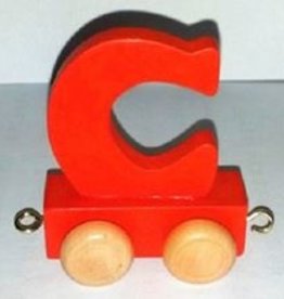 Coloured Train Letter - C