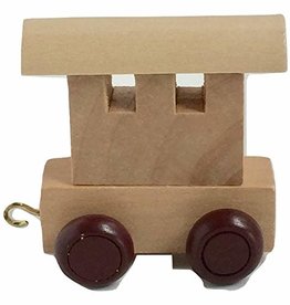 Natural Train Letters - Carriage