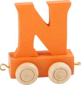 Coloured Train Letter - N
