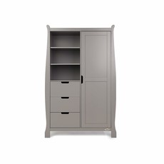 Obaby Obaby Stamford Double Wardrobe - Taupe Grey