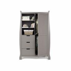 Obaby Obaby Stamford Double Wardrobe - Taupe Grey