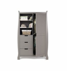 Obaby Obaby Stamford Double Wardrobe - Taupe Grey