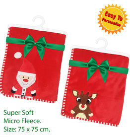 Christmas Blanket Santa/Reindeer