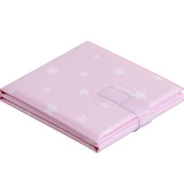 Baby Elegance Foldable PVC Mat Pink Star