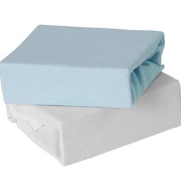 Baby Elegance Baby Elegance 2 Pack CotBed Fitted Sheets - Blue