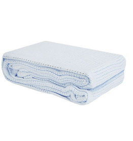 Baby Elegance Cellular Pram Blanket Blue 75x100cm