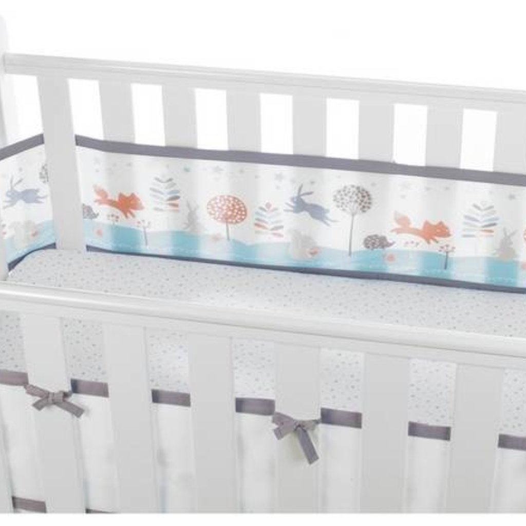 Breathablebaby 4 Sided Cot Liner Enchanted Forest Baby Zone