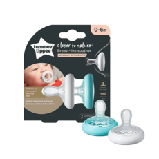 Tommee Tippee Tommee Tippee Breast Like Soothers 0 - 6 m 2pk