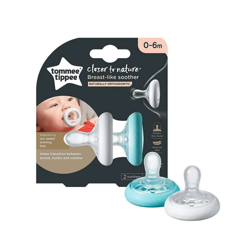 Tommee Tippee Tommee Tippee Breast Like Soothers 0 - 6 m 2pk
