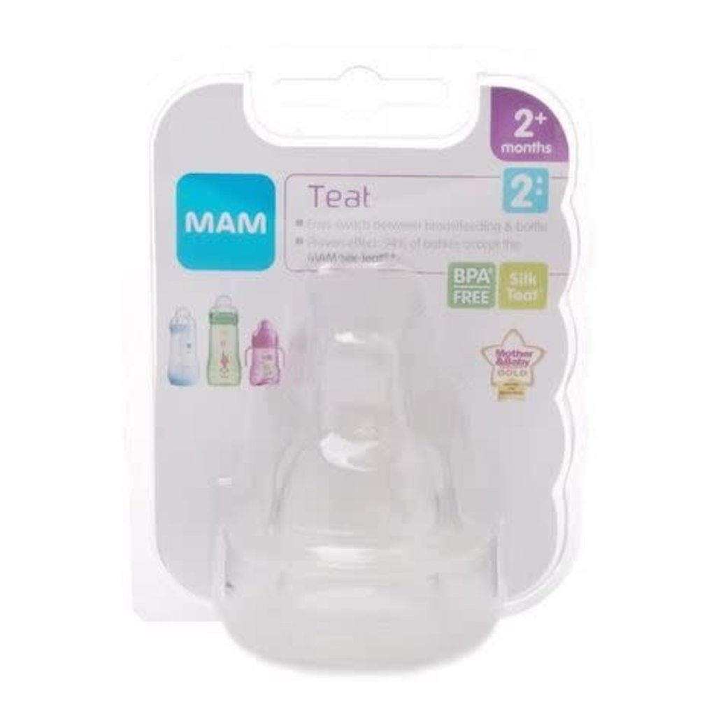 Mam MAM Teat Medium Flow 2pk