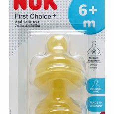 Nuk Nuk First Choice Latex Teat 6-18m Medium