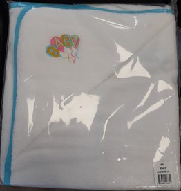 Balloons Hooded Towel White 85*85