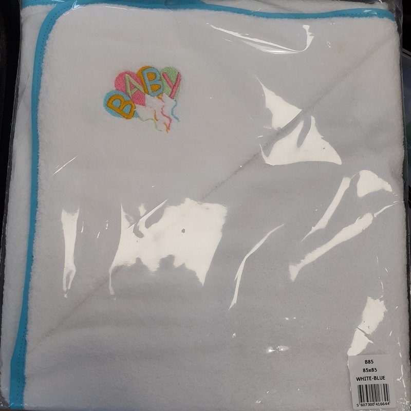 Balloons Hooded Towel White 85*85