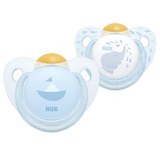 Nuk Nuk Latex Blue Soother 6-18m 2pk