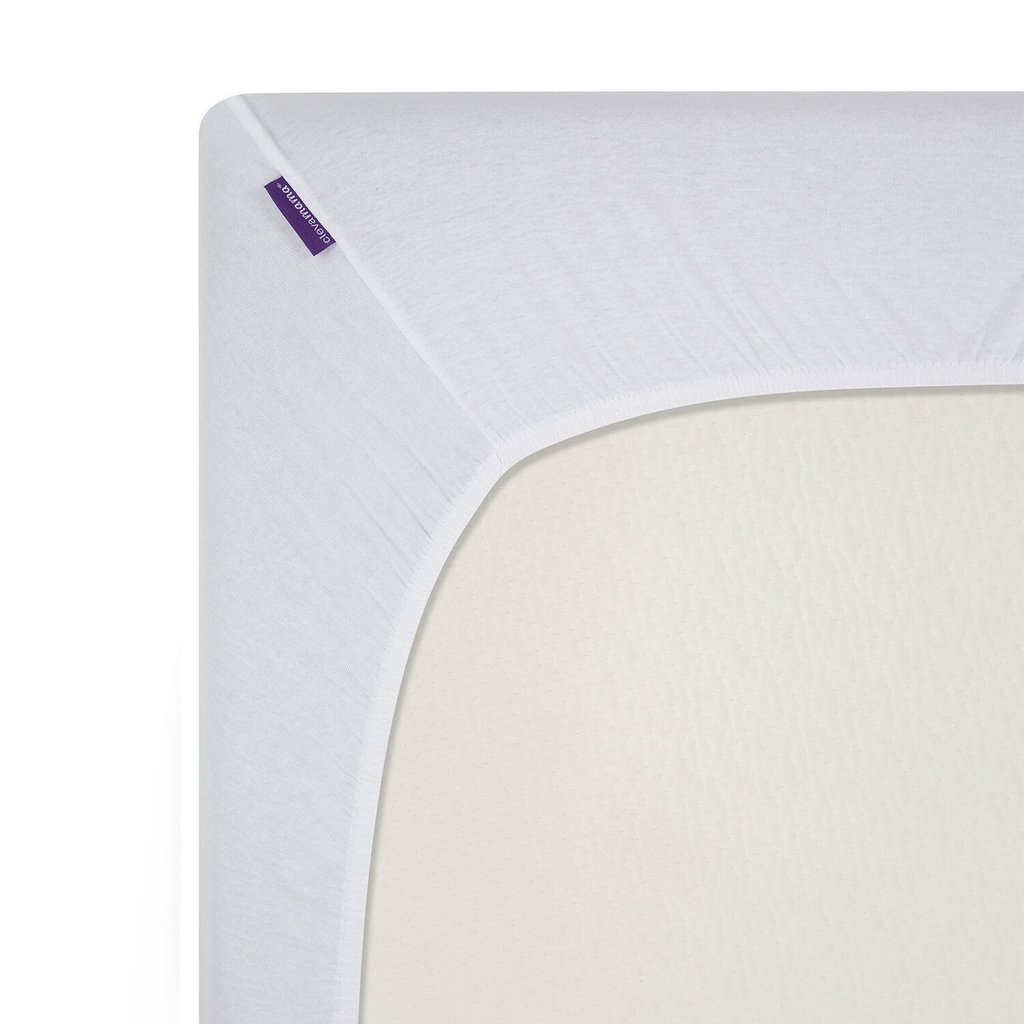 Clevamama Clevamama  Fitted Sheets Cot White