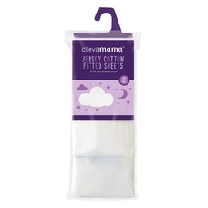 Clevamama Clevamama Fitted Sheets Moses/Pram White