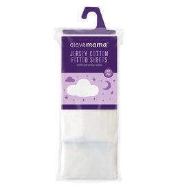 Clevamama Clevamama Fitted Sheets Moses/Pram White