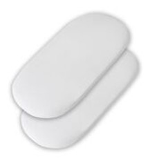 Clevamama Clevamama Fitted Sheets Moses/Pram White