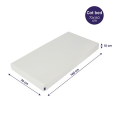 Clevamama Clevamama Waterproof Support Mattress 70 x 140 Cotbed