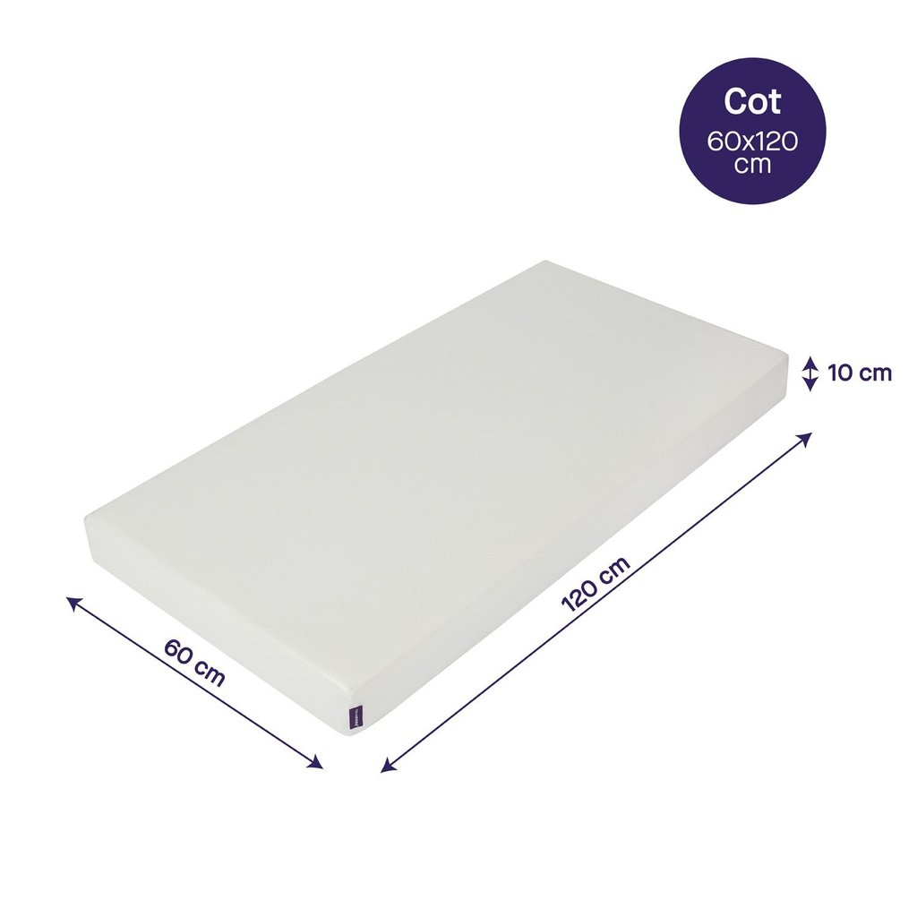 Clevamama Clevamama Waterproof Support Mattress 60 x 120 Cot