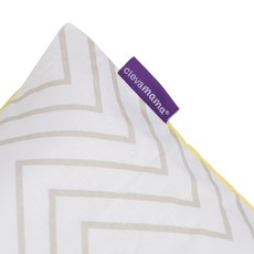 Clevamama Clevafoam Pram Pillow Case Grey Yellow