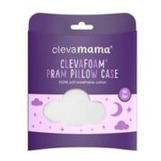 Clevamama Clevamama Clevafoam Baby Pillow Case - White