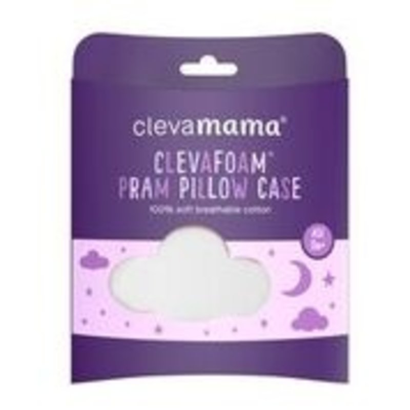 Clevamama Clevamama Clevafoam Baby Pillow Case - White