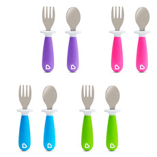 Munchkin Munchkin Raise Toddler Fork & Spoon Set
