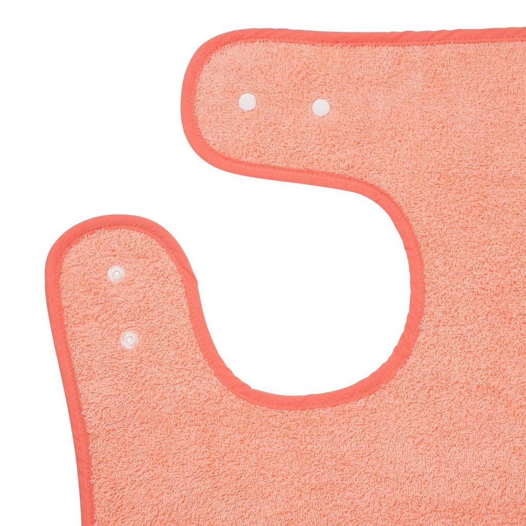Clevamama Clevamama Apron Baby Bath Towel Coral Cloud