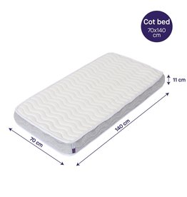 Clevamama Clevamama Clevafoam Pocket  Sprung Mattress 70 x 140 Cot bed