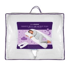Clevamama Therapeutic Body & Bump Maternity Pillow