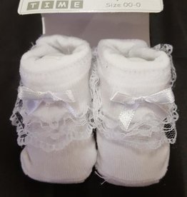 Christening Baby Lace Socks 0-6m