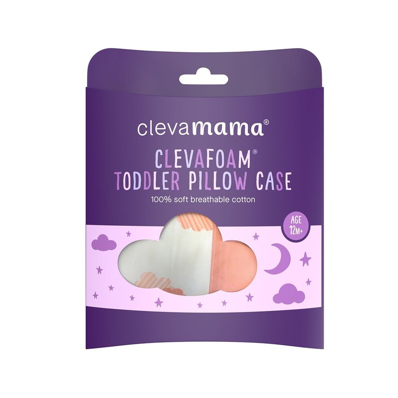 Clevamama ClevaFoam Toddler Pillow Case (Coral)