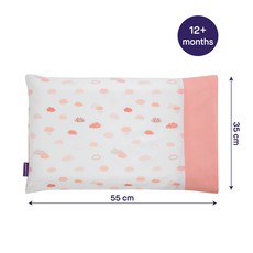 Clevamama ClevaFoam Toddler Pillow Case (Coral)