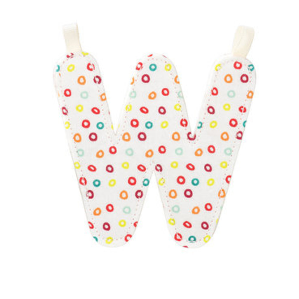 Lilliputiens Lilliputiens Fabric Letter W