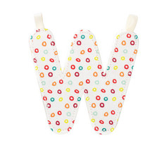 Lilliputiens Lilliputiens Fabric Letter W