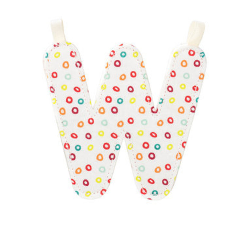 Lilliputiens Lilliputiens Fabric Letter W