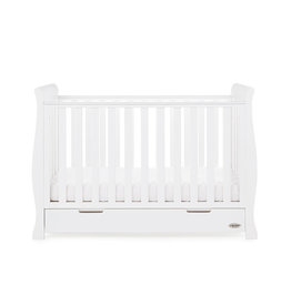 Obaby Obaby - Stamford Sleigh Mini Cot Bed - White