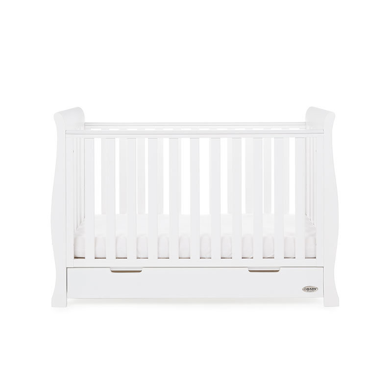 Obaby Obaby - Stamford Sleigh Mini Cot Bed - White