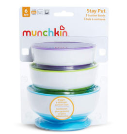 Munchkin Munchkin Stay Put Suction Bowls 3 pack