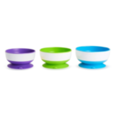 Munchkin Munchkin Stay Put Suction Bowls 3 pack