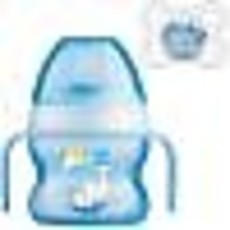 Mam MAM Starter Cup- Green 150ml with Handles and Soother
