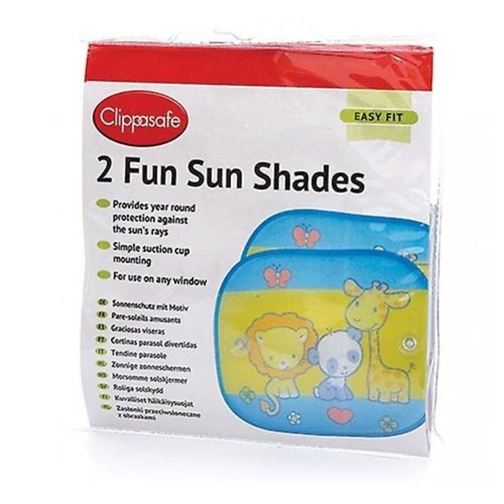 Clippasafe Clippasafe Fun Sun Shades Blue (2-Pack)