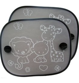 Clippasafe Clippasafe 2 Fun Sun Shades Black- Safari