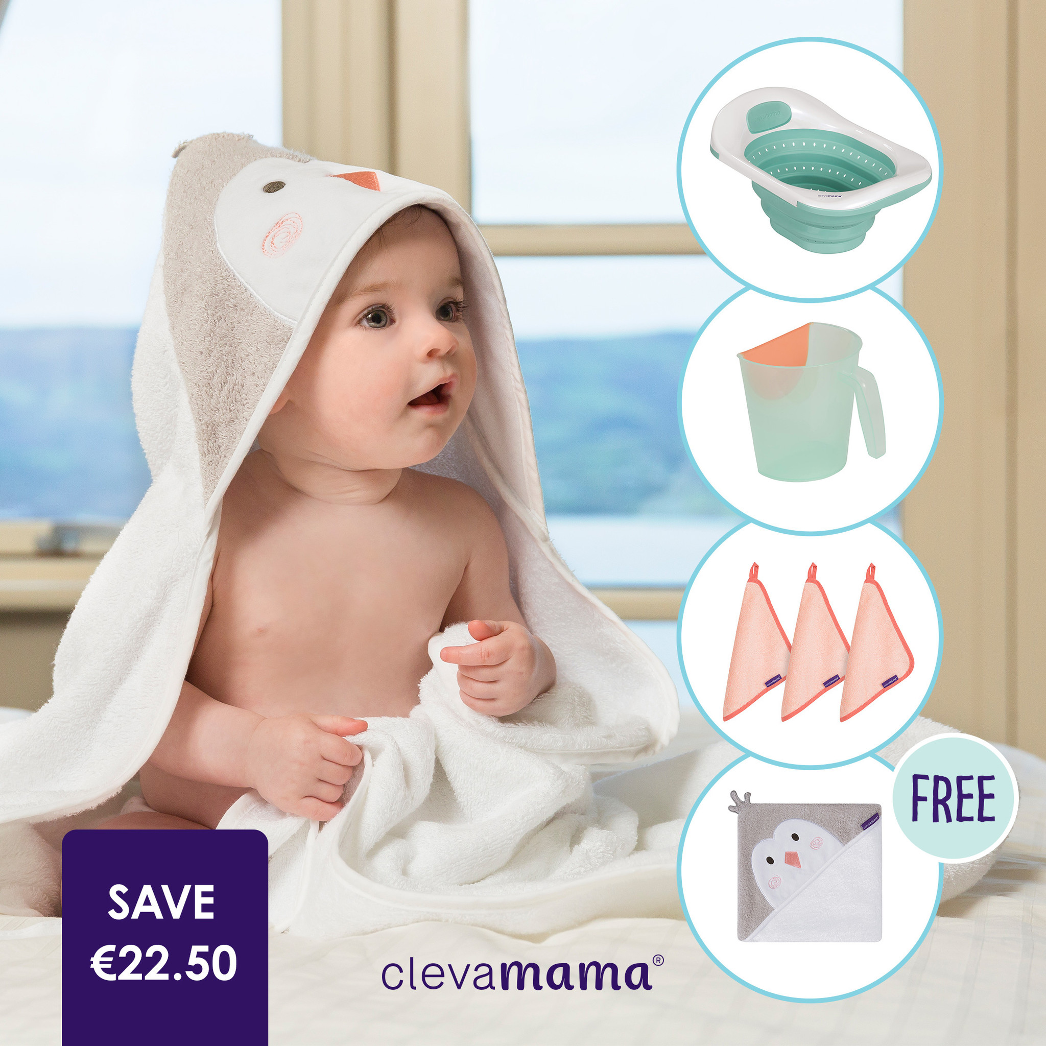 clevamama towel set