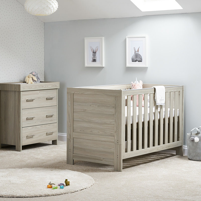 Obaby Obaby Nika 2 Piece Room Set – Grey Wash